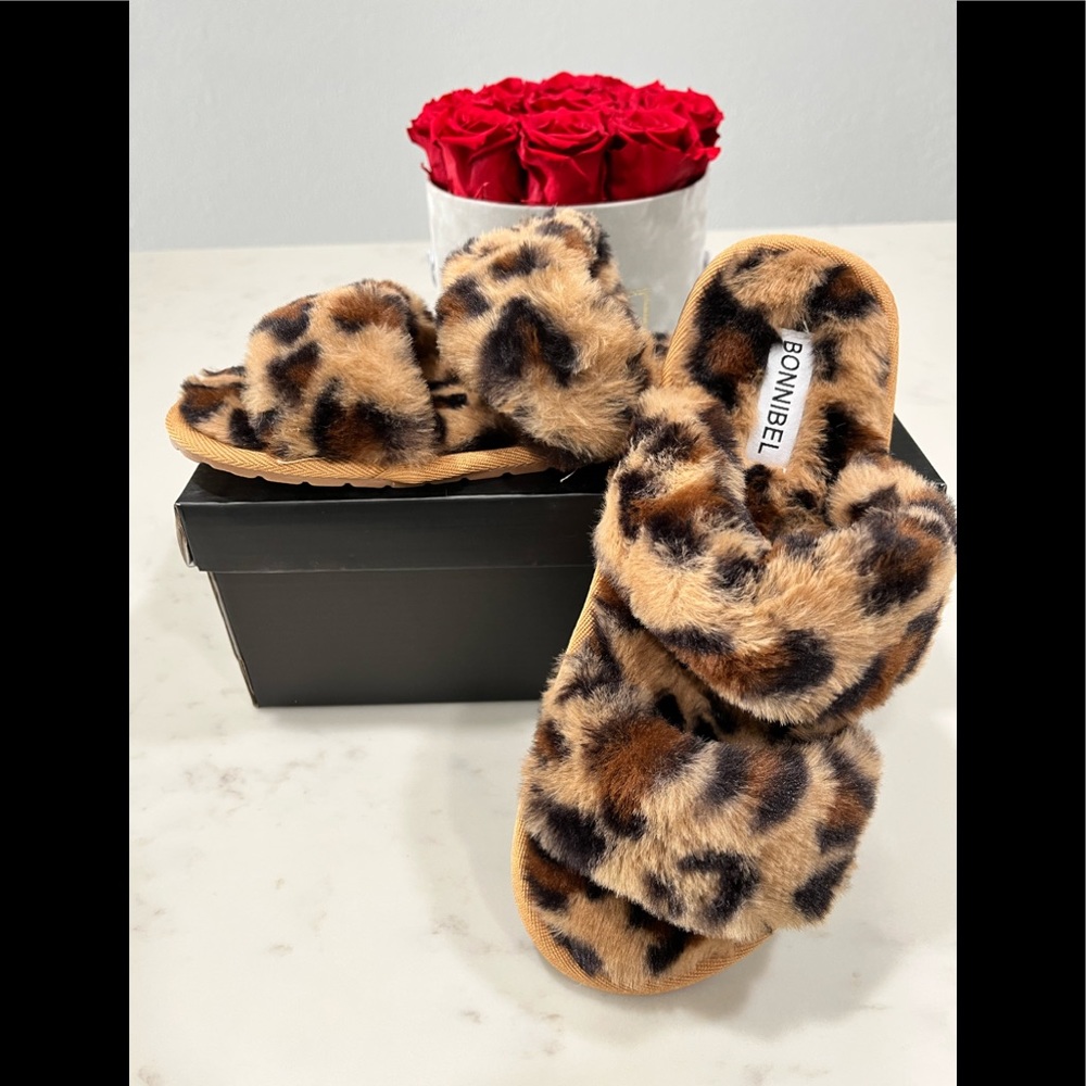 Leopard Slippers